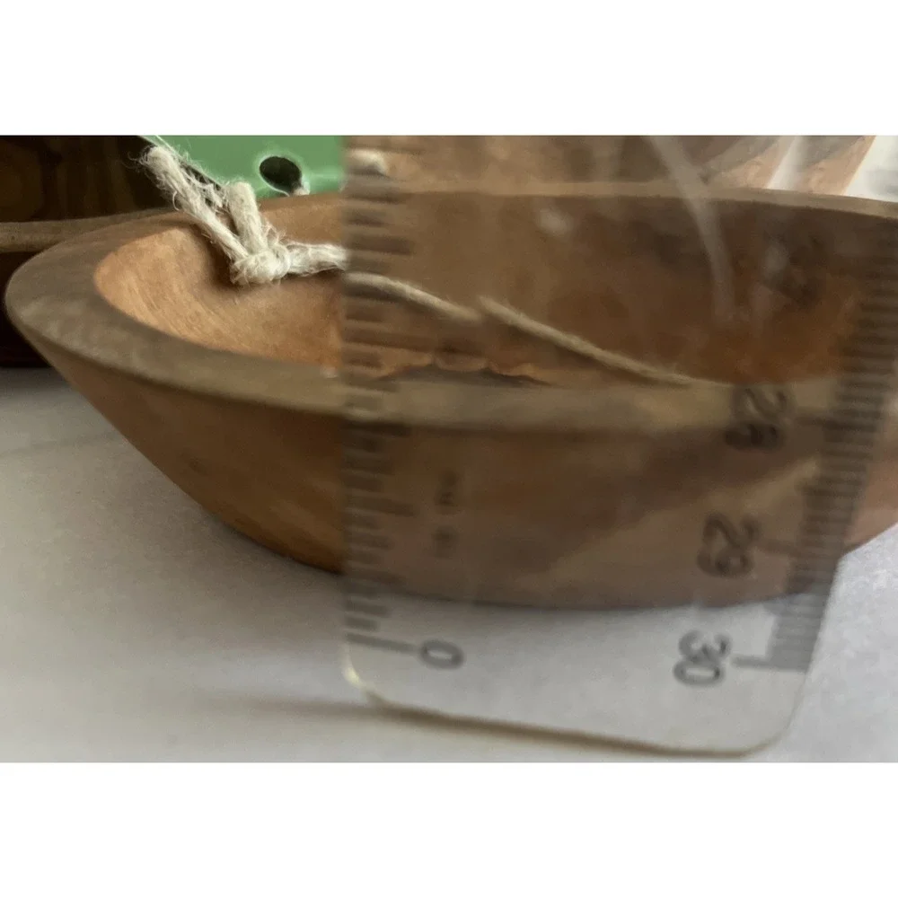 Arte Legno Olive Wood Dipping Bowls Set Of 3 Product of Italy. E154